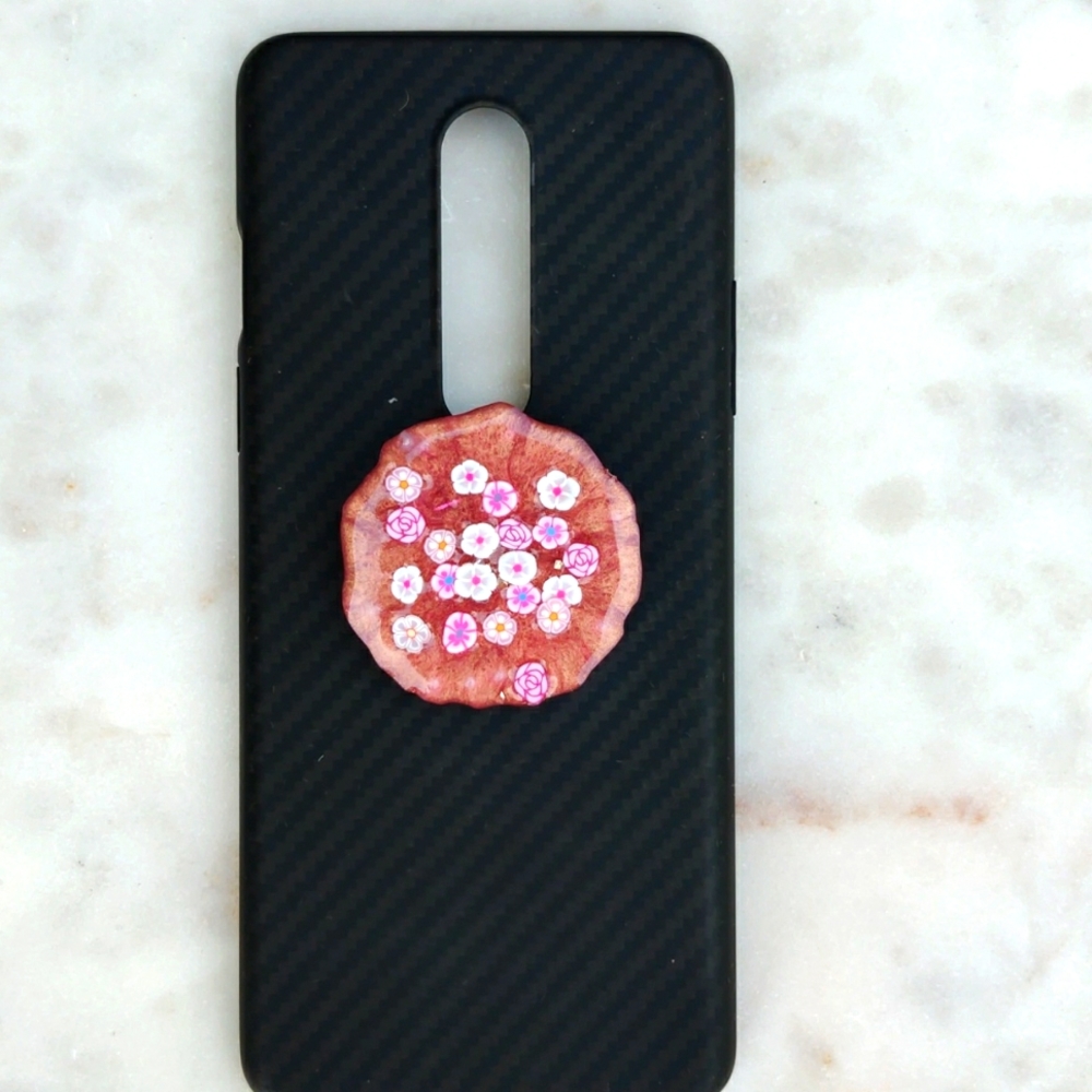 Handmade Resin Phone Grip
